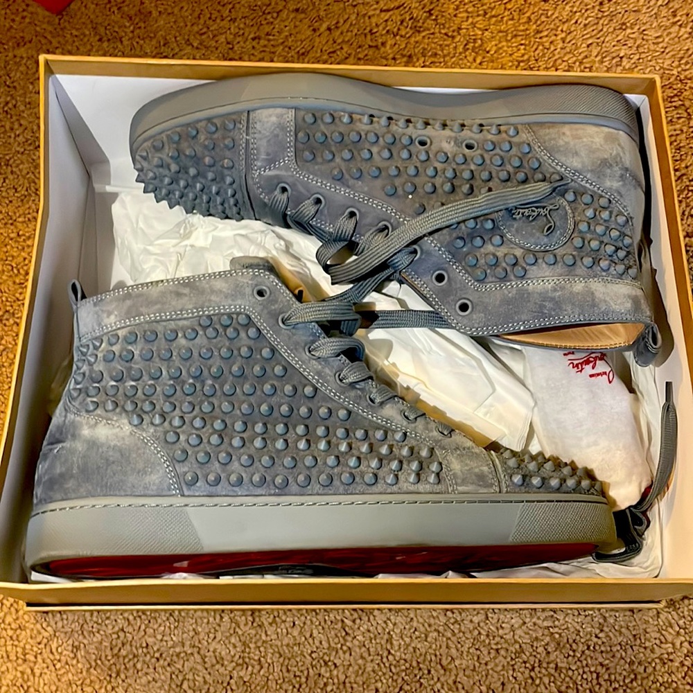 Louis All over Spikes High Top Men Sneaker